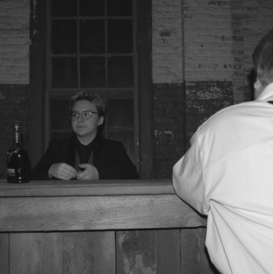Man at desk