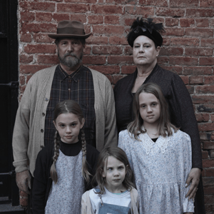 Parents and three children